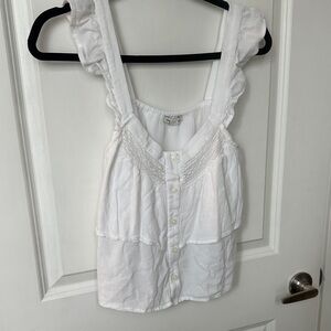 American Eagle Ruffled Top